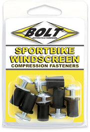Bolt Windscreen Fasteners 6/pk - Tires & Wheels