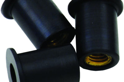Bolt Windscreen Fasteners M5 Rubber Well Nut 50/pk - Tires & Wheels