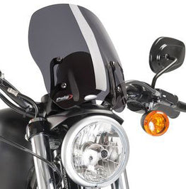PUIG Windscreen Naked New Gen Dark Smoke `04 Up Xl (Ex 48) - Windshield/Windscreen
