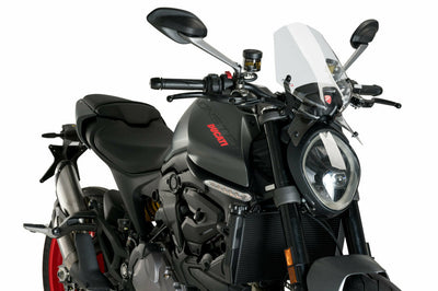 Puig Windscreen Naked New Gen Sport Clear Duc
