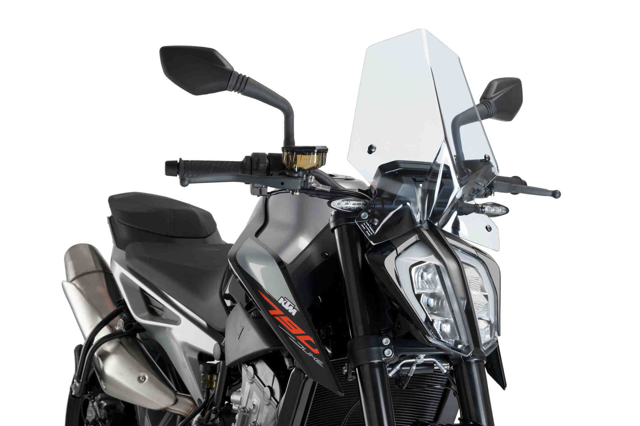 PUIG Windscreen Naked New Gen Sport Clear Ktm - Windshield/Windscreen
