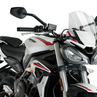Puig Windscreen Naked New Gen Sport Clear Tri
