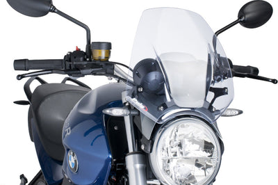 PUIG Windscreen Naked New Gen Sport Clear - Windshield/Windscreen