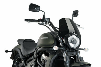 Puig Windscreen Naked New Gen Sport Dark Smoke Tri - Black