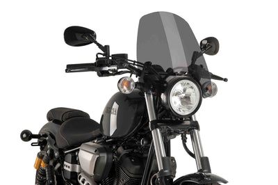 Puig Windscreen Naked New Gen Sport Dark Smoke Tri