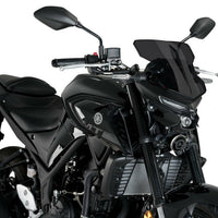 PUIG Windscreen Naked New Gen Sport Dark Smoke Yam - Windshield/Windscreen