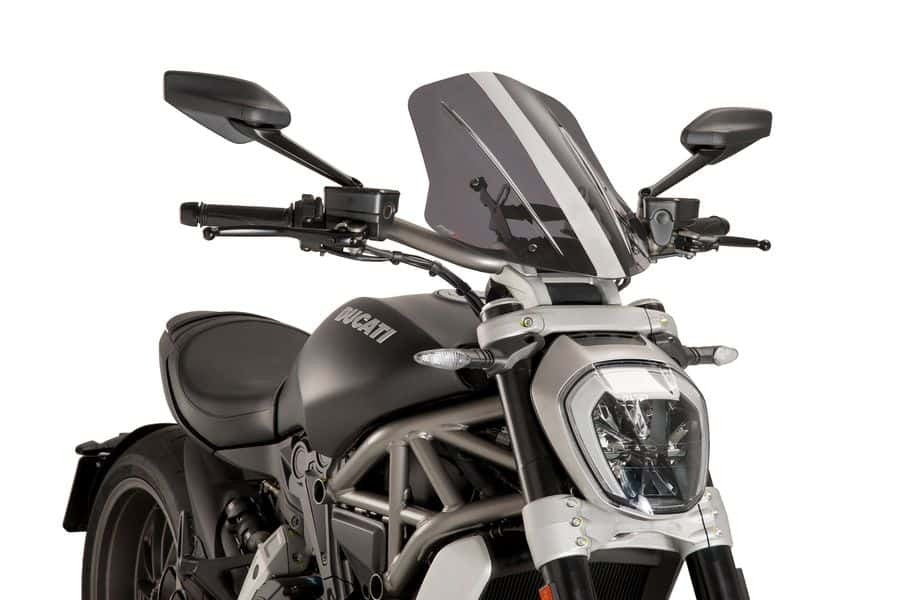 Puig Windscreen Naked New Gen Sport Smoke Duc