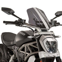 Puig Windscreen Naked New Gen Sport Smoke Duc