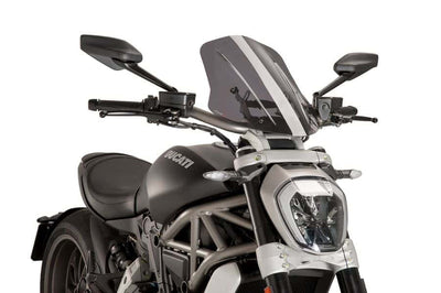 Puig Windscreen Naked New Gen Sport Smoke Duc