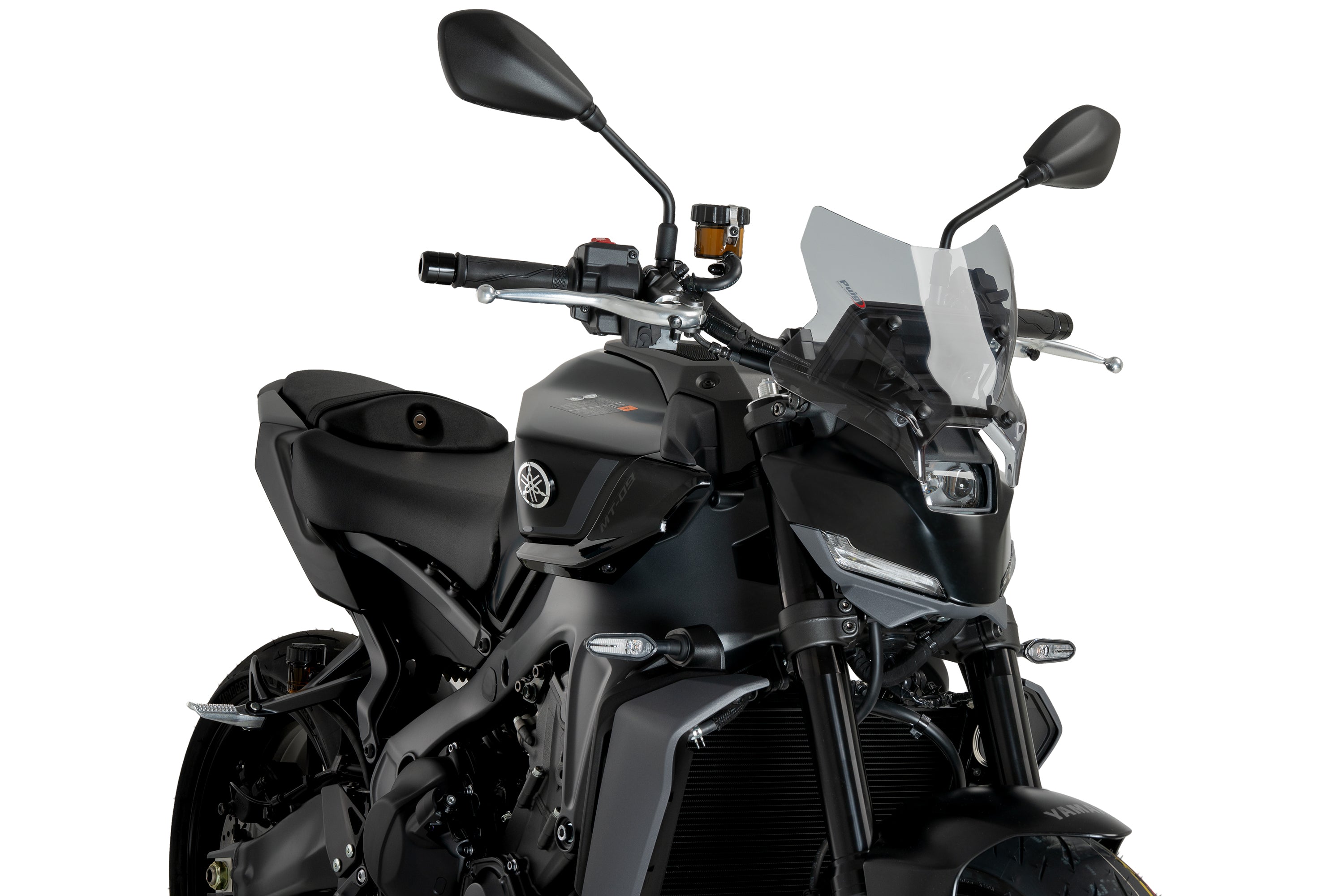 PUIG Windscreen Naked New Gen Sport Smoke Yam - Windshield/Windscreen