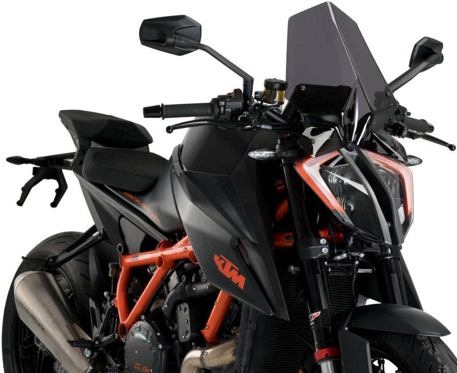 PUIG Windscreen Naked New Gen Tour Dark Smoke Ktm - Windshield/Windscreen