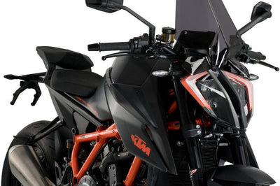 PUIG Windscreen Naked New Gen Tour Dark Smoke Ktm - Windshield/Windscreen