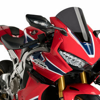 PUIG Windscreen R Racer Dark Smoke Hon - Windshield/Windscreen
