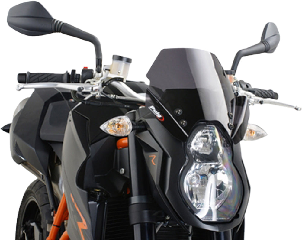 PUIG Windscreen Racing Dark Smoke - Windshield/Windscreen
