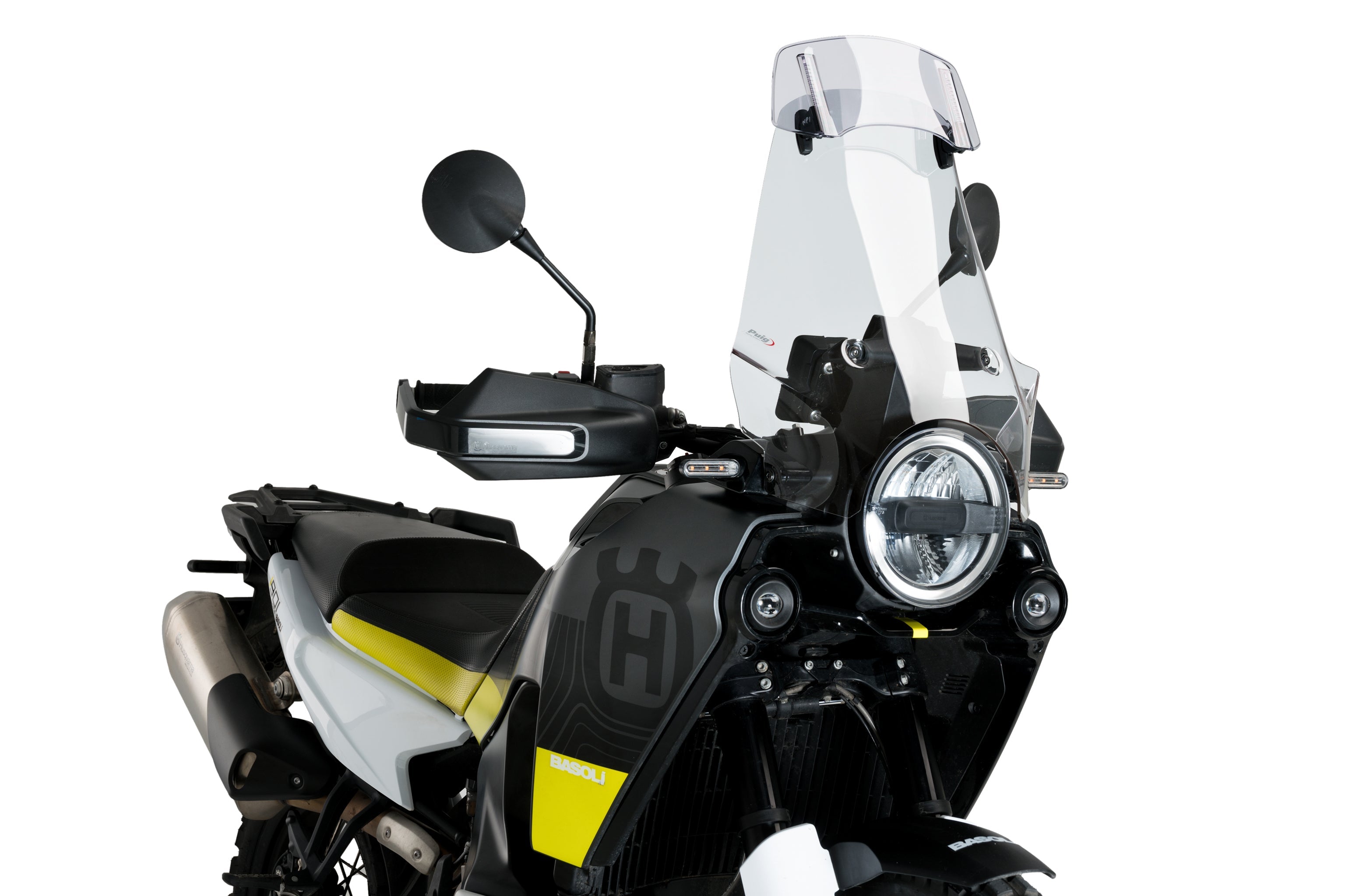 PUIG Windscreen Touring W/Visor Clear Hus - Windshield/Windscreen