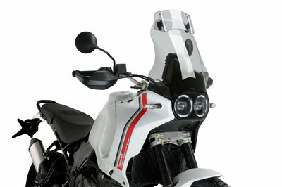 PUIG Windscreen Touring W/Visor Smoke Duc - Windshield/Windscreen