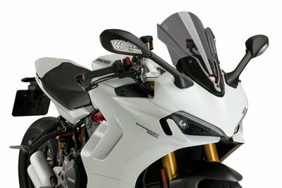 PUIG Windscreen Z Racing Dark Smoke Duc - Windshield/Windscreen