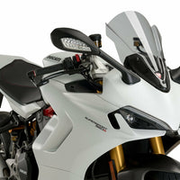 PUIG Windscreen Z Racing Smoke Duc - Windshield/Windscreen