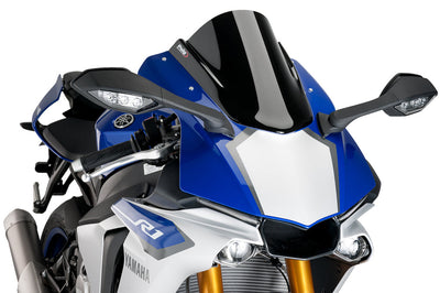 Puig Windscreen Z Racing Smoke Kaw - Black