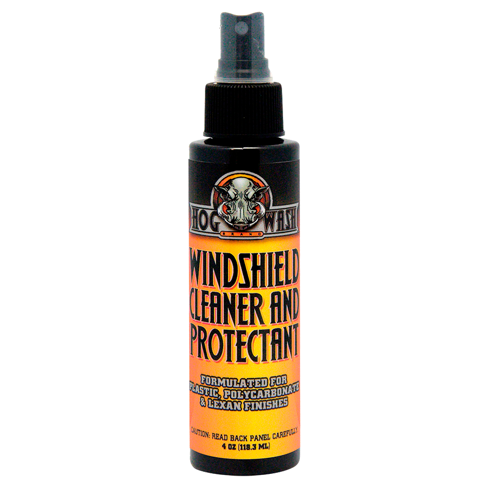 Hog Wash Windshield Cleaner And Protectant 4oz - Harddrive Products