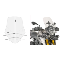 GIVI Windshield Specific Clear Bmw - Windshield/Windscreen