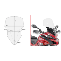 GIVI Windshield Specific Clear Duc - Windshield/Windscreen