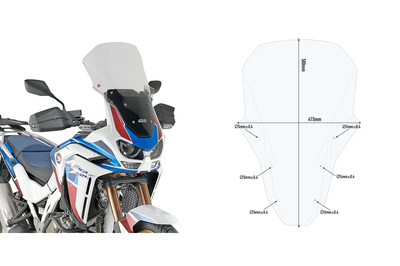 GIVI Windshield Specific Clear Hon - Windshield/Windscreen