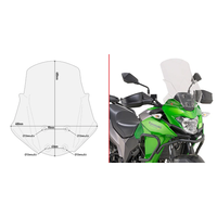 GIVI Windshield Specific Clear Kaw - Windshield/Windscreen