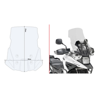 GIVI Windshield Specific Clear Suz - Windshield/Windscreen
