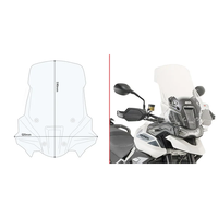 GIVI Windshield Specific Clear Tri - Windshield/Windscreen