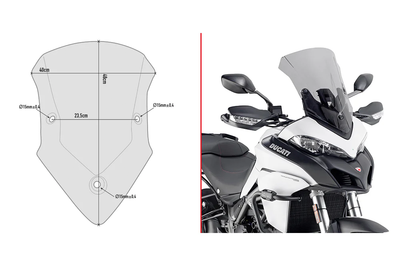 GIVI Windshield Specific Smoke Duc - Windshield/Windscreen