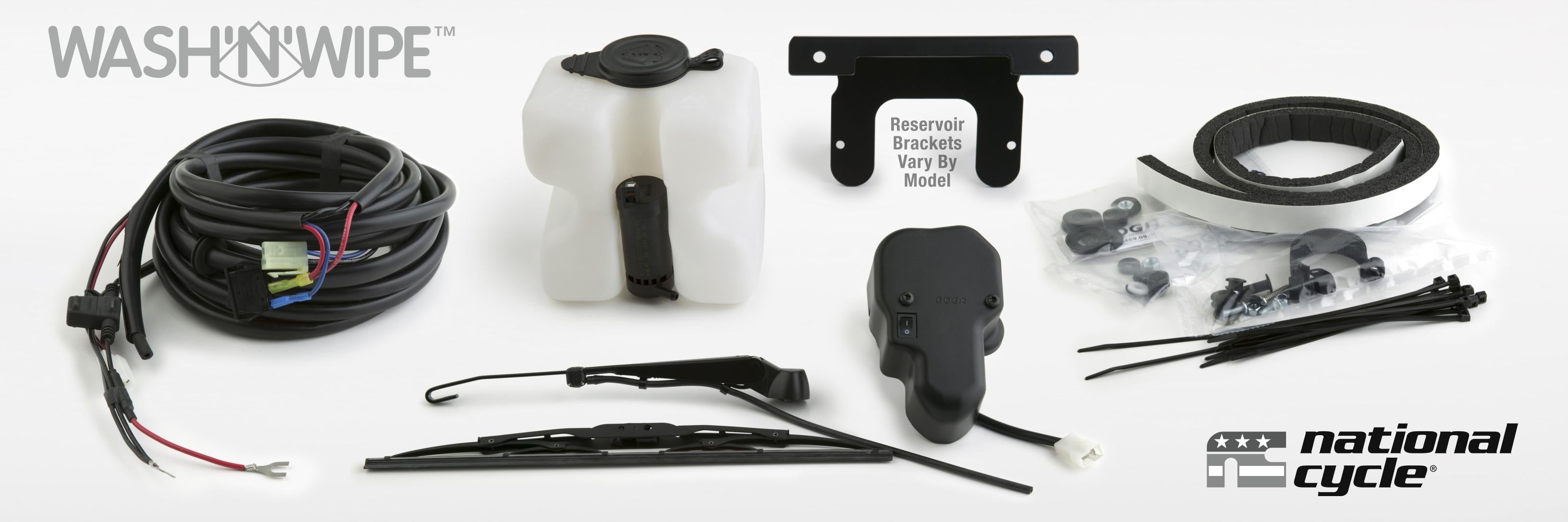 National Cycle Windshield Wiper Kit Pol - Atv Performance Products