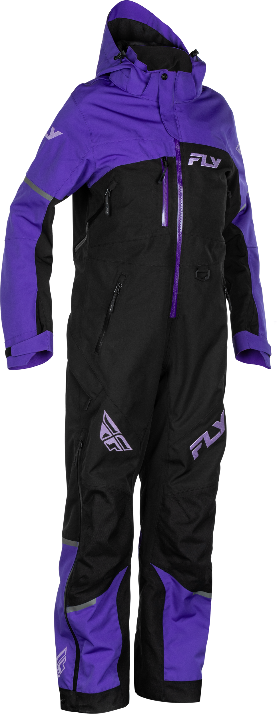 Fly Racing Women’s Cobalt Shell Monosuit Blue/black Xs - Purple/Black / Medium