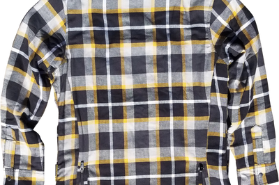 Scorpion Exo Women’s Covert Flannel White/yellow Xs - Harddrive Products