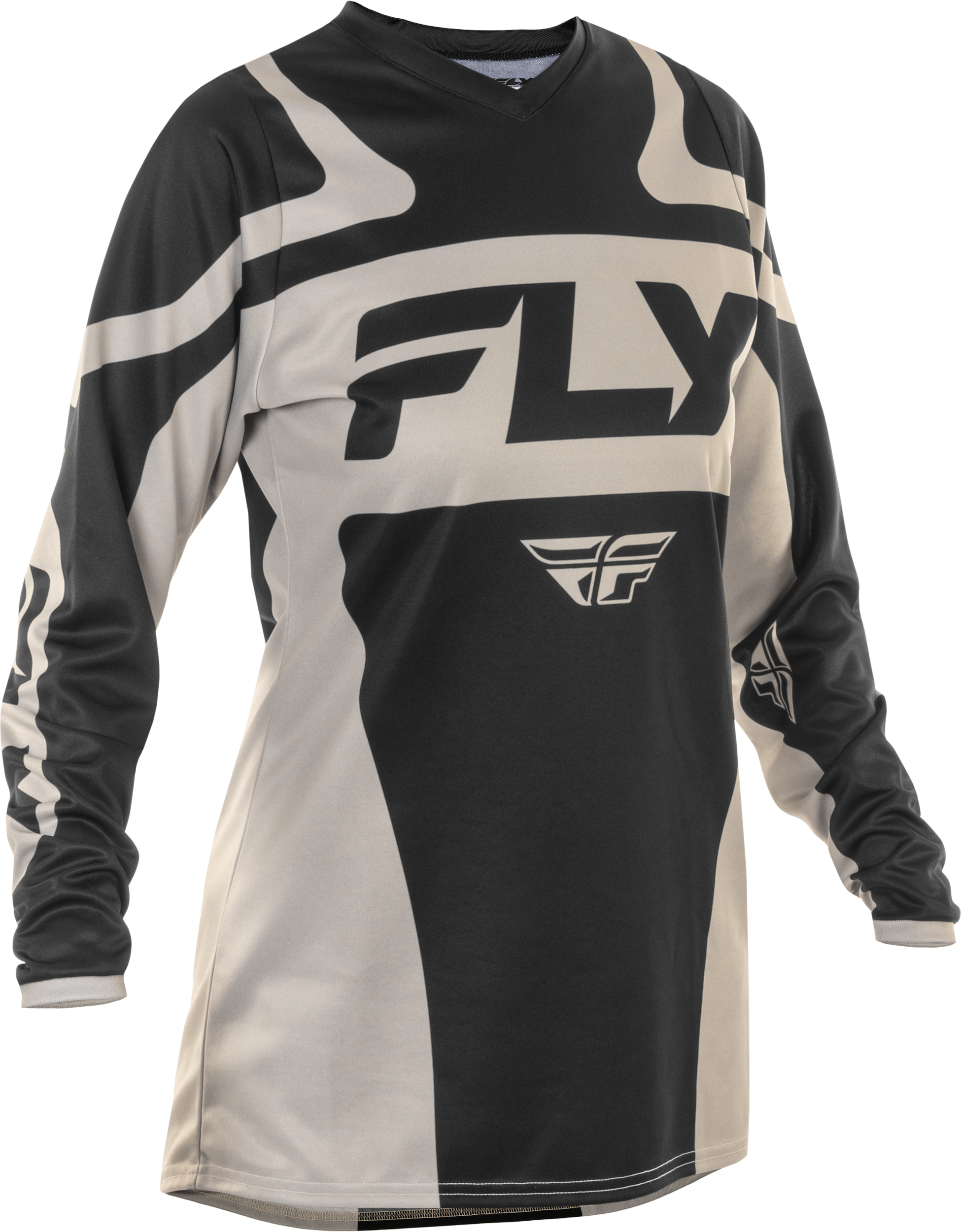 Fly Racing Women’s F-16 Jersey Black/mauve/yellow Xl - Black/White / 2X-Large