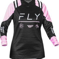 Fly Racing Women’s F-16 Jersey Black/white Xl - Artic Grey/Blue / 2X-Large - Apparel Collection