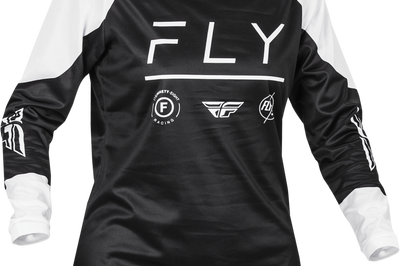 Fly Racing Women’s F-16 Jersey Black/white Xl - Apparel Collection