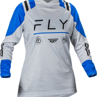 Fly Racing Women’s F-16 Jersey Black/white Xl - Artic Grey/Blue / 2X-Large - Apparel Collection