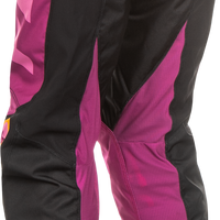 FLY RACING Women’s F 16 Pants Ca/Ny Black/Mauve/Yellow Sz 05/06