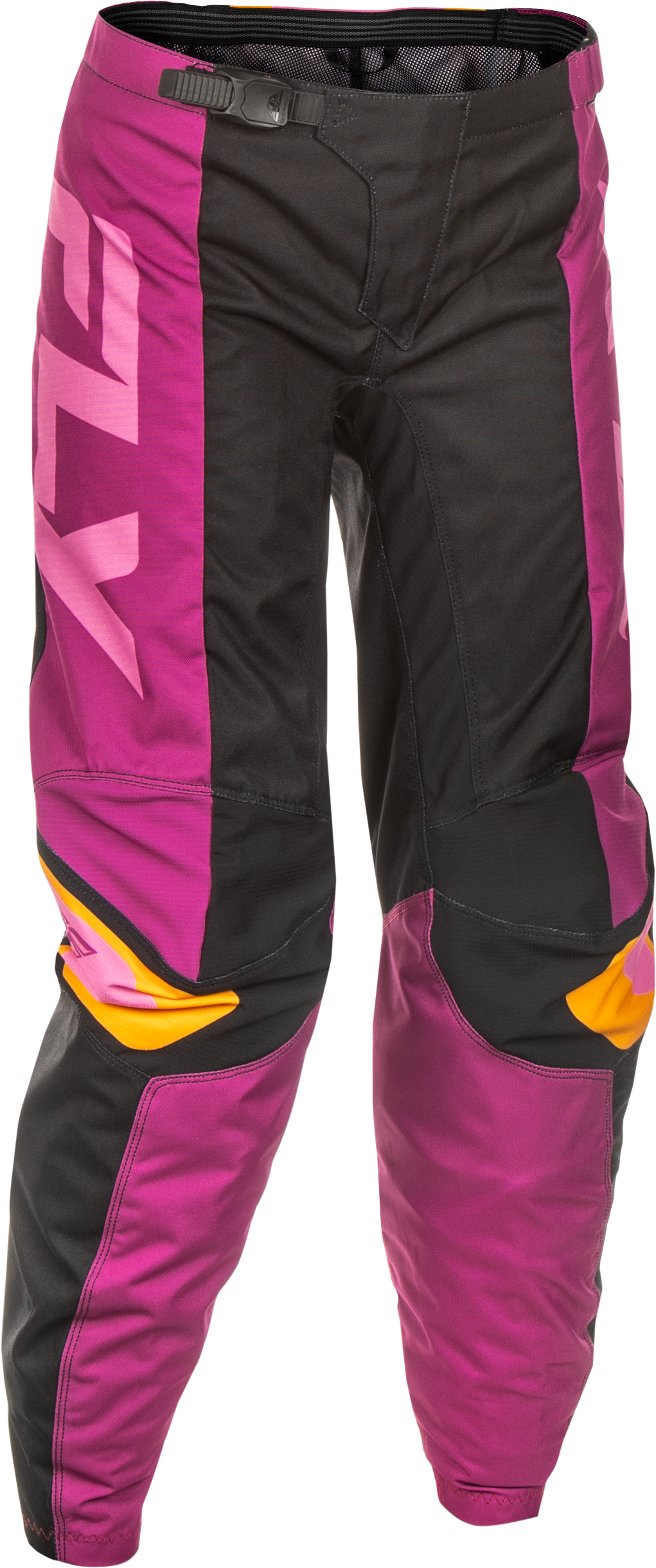 FLY RACING Women’s F 16 Pants Ca/Ny Black/Mauve/Yellow Sz 09/10