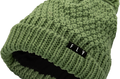 Fly Racing Women’s Anna Pom Beanie Green Gear