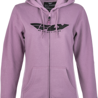 Fly Racing Women’s Corporate Zip Up Light Blue Xl - Mauve / 2X-Large - Gear