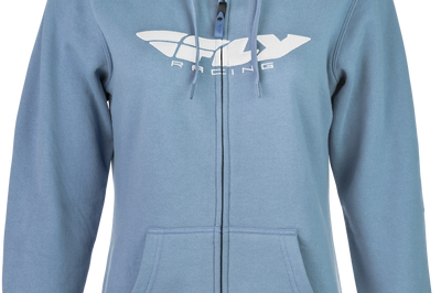 Fly Racing Women’s Corporate Zip Up Light Blue Xl - Gear