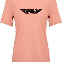 Fly Racing Women’s Origin Corp Tee Peach Xl - Black/Grey / 2X-Large - Watercraft Collection