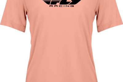 Fly Racing Women’s Origin Corp Tee Peach Xl - Watercraft Collection