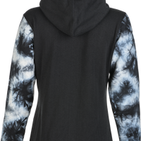 Fly Racing Women’s Tie-dye Zip Up Hoodie Pink/yellow/blue Xl - Black/Grey / 2X-Large - Watercraft Collection