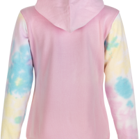 Fly Racing Women’s Tie-dye Zip Up Hoodie Pink/yellow/blue Xl - Black/Grey / 2X-Large - Watercraft Collection