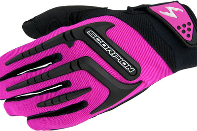 Scorpion Exo Women’s Skrub Gloves Grey Xs - Pink / Large - Harddrive Products