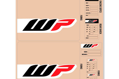 D-cor Wp Decal Kit Fork/shock/eng Spec - Offroad Collection
