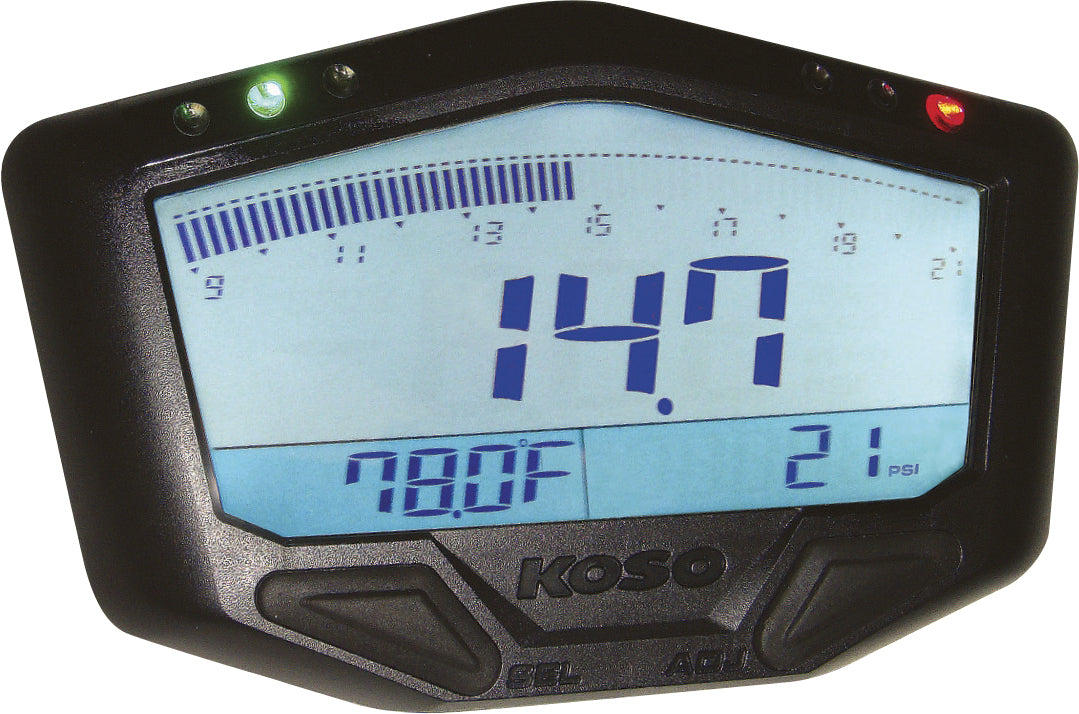 Koso X-2 Boost Gauge W/ Air/fuel Ratio And Temperature - Street Collection